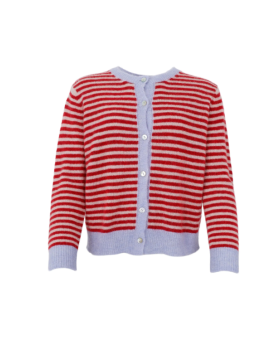 BCDELL STRIPED KNIT CARDIGAN 