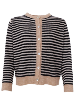 BCDELL STRIPED KNIT CARDIGAN 