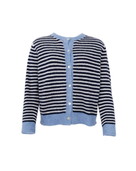 BCDELL STRIPED KNIT CARDIGAN 
