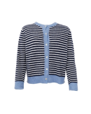 BLACK COLOUR - BCDELL STRIPED KNIT CARDIGAN 