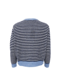 BLACK COLOUR - BCDELL STRIPED KNIT CARDIGAN 