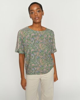 MMPALMA FLOWISH ORCHID BLOUSE