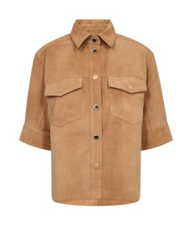 MMSIGG SS SUEDE SHIRT - MOS MOSH