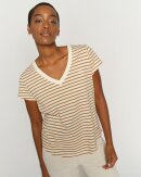 MOS MOSH - MMKALA V-SS STRIPE TEE - MOS MOSH