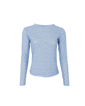 BCANNIE MESH BLOUSE - BLACK COLOUR