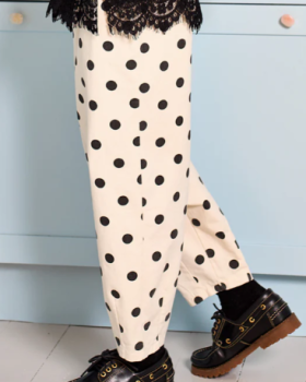 BCELLIE BARREL PANT - BLACK COLOUR