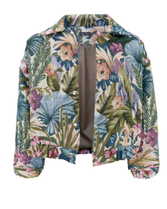 BLACK COLOUR - BCJUNGLE BOMBER JACKET - BLACK COLOUR