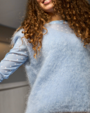 BLACK COLOUR - BCANNIE MESH BLOUSE - BLACK COLOUR BLACK COLOUR - BCANNIE MESH BLOUSE - BLACK COLOUR