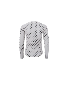 BCJENNIE DOTTED MESH BLOUSE 