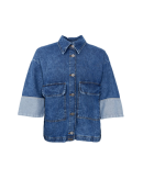 BLACK COLOUR - BCIZZY DENIM JACKET - BLACK COLOUR