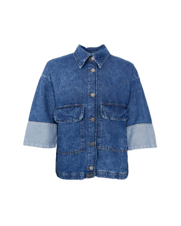 BLACK COLOUR - BCIZZY DENIM JACKET - BLACK COLOUR