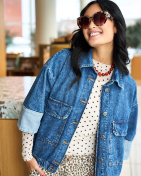 BCIZZY DENIM JACKET - BLACK COLOUR