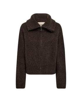 HULDA KNIT ZIP CARDIGAN - MOS MOSH