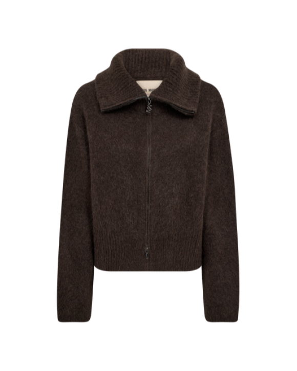 MOS MOSH - HULDA KNIT ZIP CARDIGAN - MOS MOSH MOS MOSH - HULDA KNIT ZIP CARDIGAN - MOS MOSH