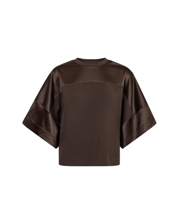 MOS MOSH - SWEATSHIRT LEA O-SS SATIN - MOS MOSH MOS MOSH - SWEATSHIRT LEA O-SS SATIN - MOS MOSH
