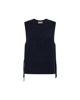 Vest thora tie knit 182760 - MOS MOSH Vest thora tie knit 182760 - MOS MOSH