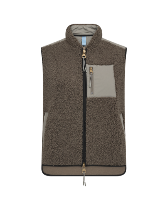 MOS MOSH - MMROWE ELI TEDDY VEST - MOS MOSH MOS MOSH - MMROWE ELI TEDDY VEST - MOS MOSH
