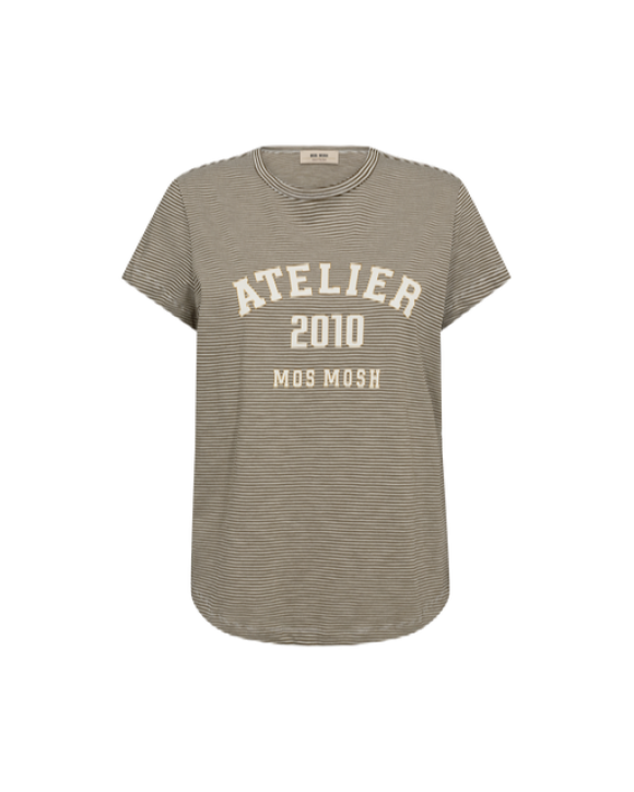 MOS MOSH - MMCAMP O-SS STRIPE TEE - MOS MOSH