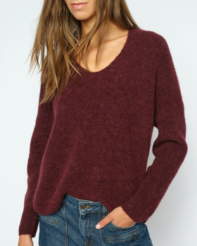 MMTHORA V-NECK KNIT - MOS MOSH MMTHORA V-NECK KNIT - MOS MOSH