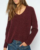 MOS MOSH - MMTHORA V-NECK KNIT - MOS MOSH MOS MOSH - MMTHORA V-NECK KNIT - MOS MOSH