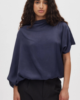 BLUSE MIST RIPPLE DRAPE - RABENS SALONER BLUSE MIST RIPPLE DRAPE - RABENS SALONER