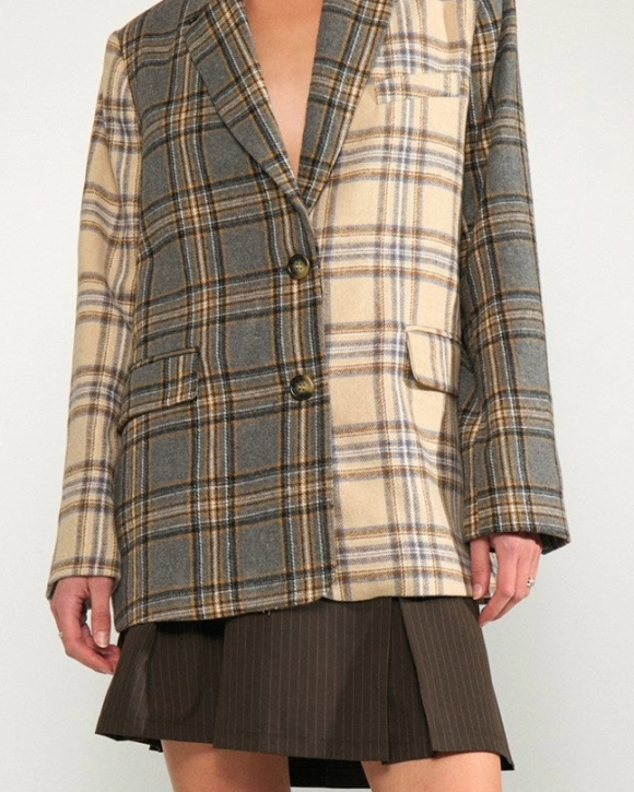 NÜMPH - NUAVEY CHECK BLAZER - NÜMPH NÜMPH - NUAVEY CHECK BLAZER - NÜMPH