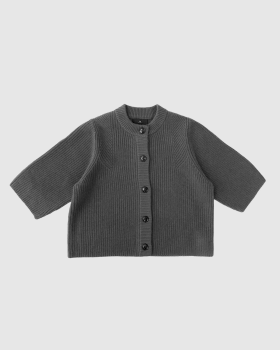 WBLVIVIANNA HS SLEEVE CARDIGAN - WITHBLACK