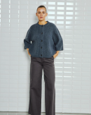 WB WITHBLACK - WBLVIVIANNA HS SLEEVE CARDIGAN - WITHBLACK WB WITHBLACK - WBLVIVIANNA HS SLEEVE CARDIGAN - WITHBLACK