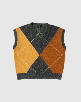 WBLVENUS HARLEKIN WAISTCOAT - WITHBLACK