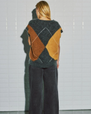 WB WITHBLACK - WBLVENUS HARLEKIN WAISTCOAT - WITHBLACK
