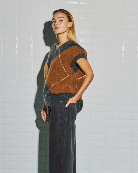 WB WITHBLACK - WBLVENUS HARLEKIN WAISTCOAT - WITHBLACK WB WITHBLACK - WBLVENUS HARLEKIN WAISTCOAT - WITHBLACK