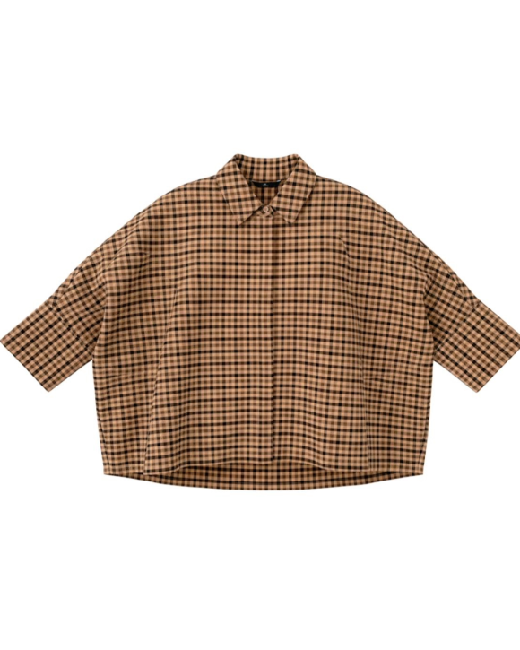 WB WITHBLACK - WBLMADISON CHECK BAT SHIRT - WITHBLACK WB WITHBLACK - WBLMADISON CHECK BAT SHIRT - WITHBLACK