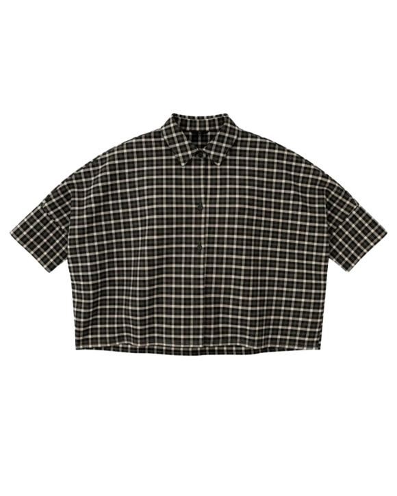 WB WITHBLACK - WBLMADISON CHECK BAT SHIRT - WITHBLACK WB WITHBLACK - WBLMADISON CHECK BAT SHIRT - WITHBLACK