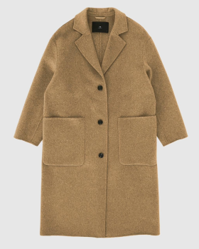 FRAKKE CELINE WOOL - WITHBLACK FRAKKE CELINE WOOL - WITHBLACK