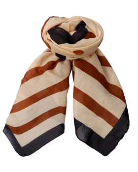 BCTABITHA MINI SCARF - BLACK COLOUR BCTABITHA MINI SCARF - BLACK COLOUR