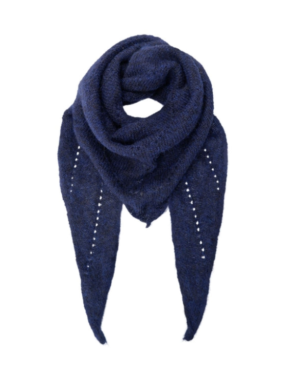 BLACK COLOUR - BCDELL KNITTED MINI SCARF - BLACK COLOUR BLACK COLOUR - BCDELL KNITTED MINI SCARF - BLACK COLOUR