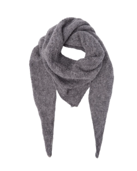 BCDELL KNITTED MINI SCARF - BLACK COLOUR
