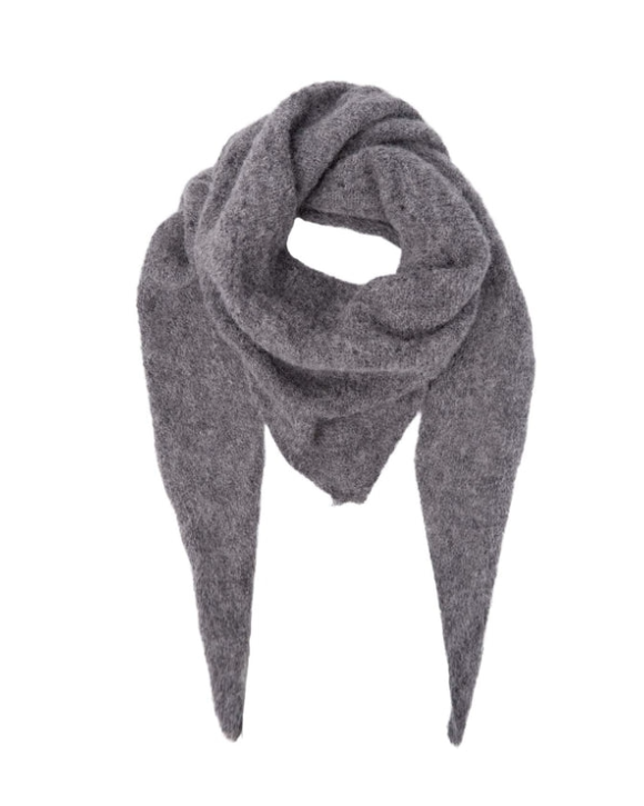 BLACK COLOUR - BCDELL KNITTED MINI SCARF - BLACK COLOUR BLACK COLOUR - BCDELL KNITTED MINI SCARF - BLACK COLOUR