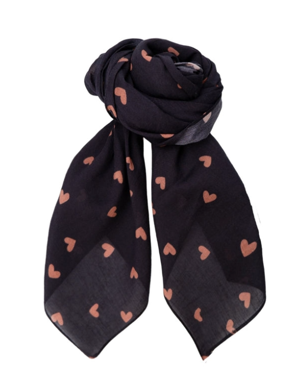 BLACK COLOUR - BCCLAUDINE MINI SCARF - BLACK COLOUR BLACK COLOUR - BCCLAUDINE MINI SCARF - BLACK COLOUR