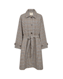 MOS MOSH - MMSELESTINE CHECK COAT - MOS MOSH MOS MOSH - MMSELESTINE CHECK COAT - MOS MOSH