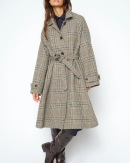MOS MOSH - MMSELESTINE CHECK COAT - MOS MOSH MOS MOSH - MMSELESTINE CHECK COAT - MOS MOSH