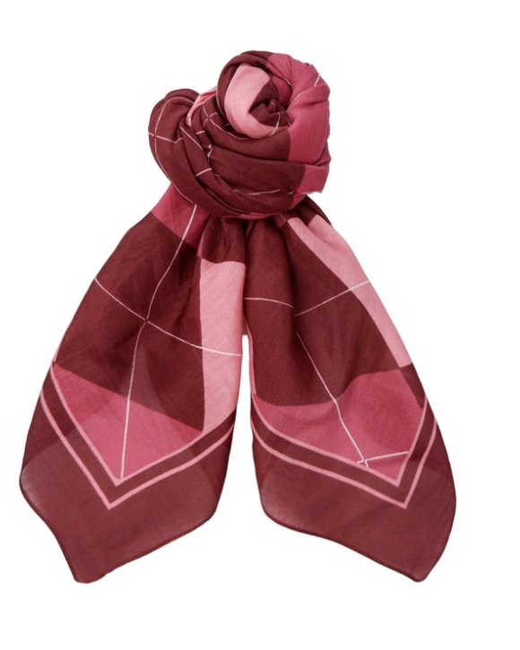 BLACK COLOUR - BCHARLEKIN MINI SCARF - WINE