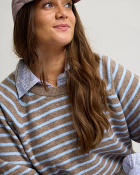 T-SHIRT CARLA KNIT STRIPE - KOPENHAKEN