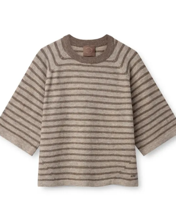 KOPENHAKEN - T-SHIRT CARLA KNIT STRIPE - KOPENHAKEN KOPENHAKEN - T-SHIRT CARLA KNIT STRIPE - KOPENHAKEN