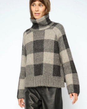 MMMAIJA CHECK KNIT - MOS MOSH MMMAIJA CHECK KNIT - MOS MOSH