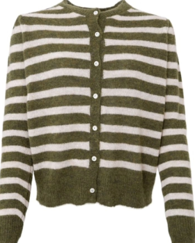 BCDELL PUFF CARDIGAN - BLACK COLOUR
