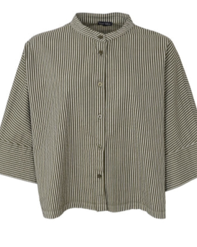 BCALLY LOOSE SHIRT - BLACK COLOUR