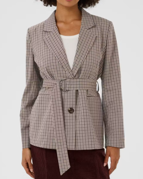 CUCHECKA BELT BLAZER - CULTURE CUCHECKA BELT BLAZER - CULTURE