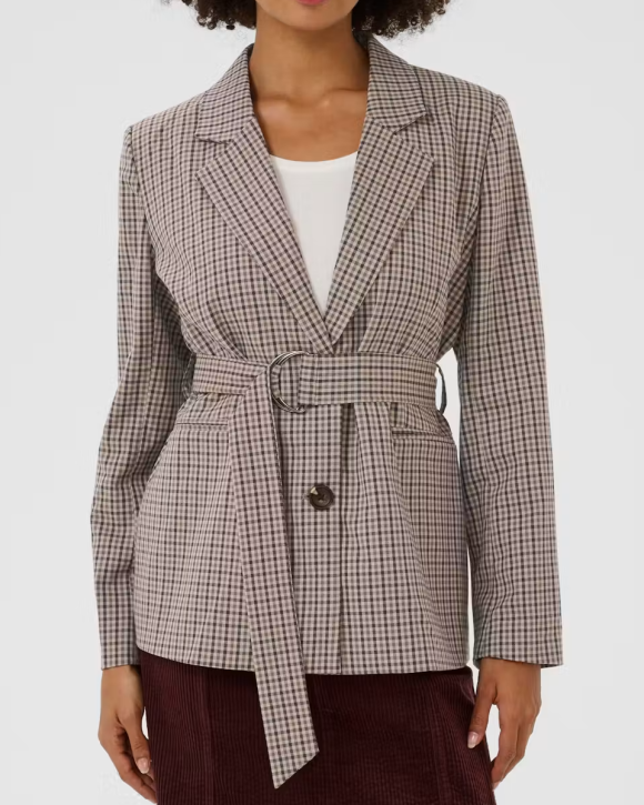 CULTURE - CUCHECKA BELT BLAZER - CULTURE