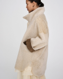 RABENS SALONER - EJSA SHEARLING COAT - RABENS SALONER RABENS SALONER - EJSA SHEARLING COAT - RABENS SALONER
